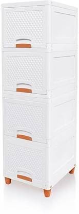3D METRO SUPER STORE 4 Compartments Plastic Floor Mount