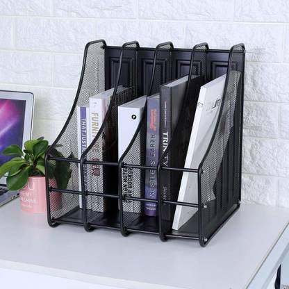 Wishbone 4 Layer Multipurpose Metal Mesh Document Holder Table Top Magazine Holder