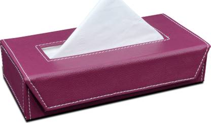 tinytoyz 1 Compartments Tissue Box Holder with 100 Pulls Cotton Rags Tissue for Office Desks,Cars & Home Tissue Paper Holder