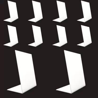 Yaro 4 Compartments Acrylic QR Bar Code Display Stand,BHIM, , Google Pay Stand 4" X 6"SET OF 4)