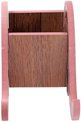 HIOLTY 1 Compartments Wooden Hathi Stand Multipurpose Box