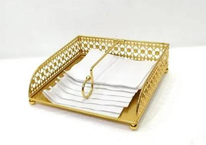 zikimpex 1 Compartments Metal Tissue Paper Tray