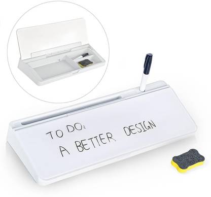 OGENTERPRISE 5 Compartments Dry Erase Board DESK BOARD