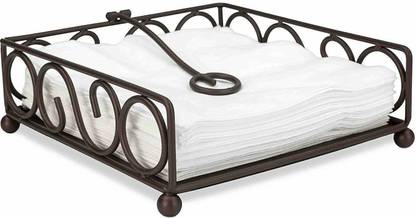 Modern Shoppee 1 Compartments Wrought Iron Tissue Holder