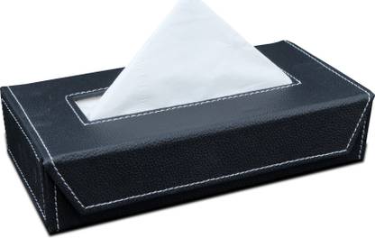 tinytoyz 1 Compartments Tissue Box Holder with 100 Pulls Cotton Rags Tissue | for , Home Kictchen & Car Tissue Paper Holder