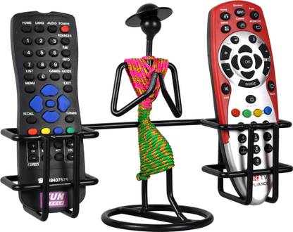 D&V ENGINEERING 2 Compartments Iron Remote control holder /stand /organizer