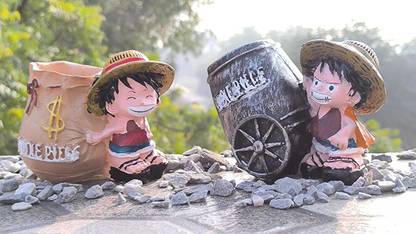 PLANTTOOZS 1 Compartments PLANTTOOZS, Anime Pen Holder, Multifunctional Cartoon, PEN HOLDER PEN POT PEN-POT HOLDER