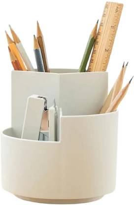 IMPRONOW 3 कम्पार्टमेंट प्लास्टिक पेन एंड पेंसिल होल्डर्स