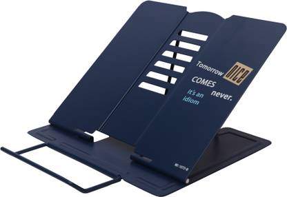 TUHI 1 Compartments Steel Desk Book Stand Holders for Reading Hands Free