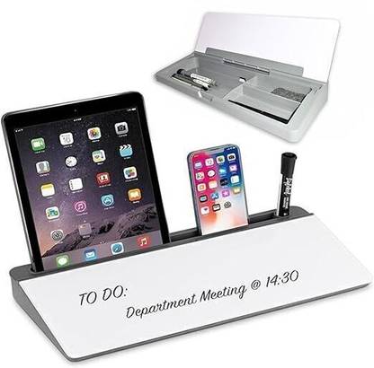 BESTZONE RETAIL MALL 3 Compartments ABS + Tempered glass Tabletop Mount