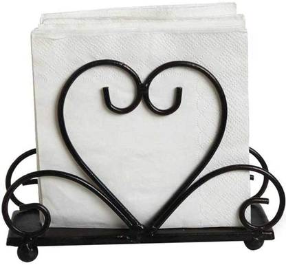 OMI SHOPPEE 1 Compartments Iron Napkin Holder for Dining Table Tissue Paper Stand for Kitchen, Table