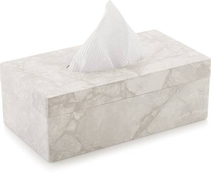 Nabhya 1 Compartments Plastic Multi Function Tissue Storage Box with Rectangle Shape Plastic Tissue Box Holder