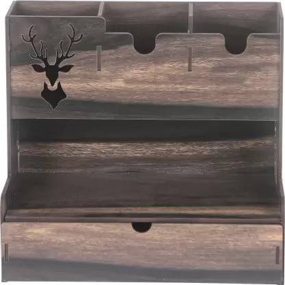 Tanvi enterprise 5 Compartments WOOD WOOD