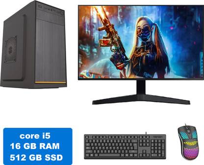 DZAB Intel Core i5 (16 GB / 512 GB / Windows 11) Assembled Desktop Computer