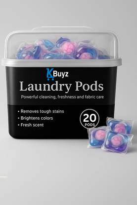K Buyz Premium 5-in-1 Laundry Detergent Pods – Stain Remover Color Detergent Pod Lily Detergent Pod