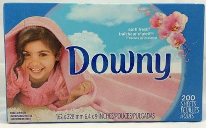 Downy April Fresh Fabric Softener Dryer Sheets, 200 Sheets Regular Detergent Pod