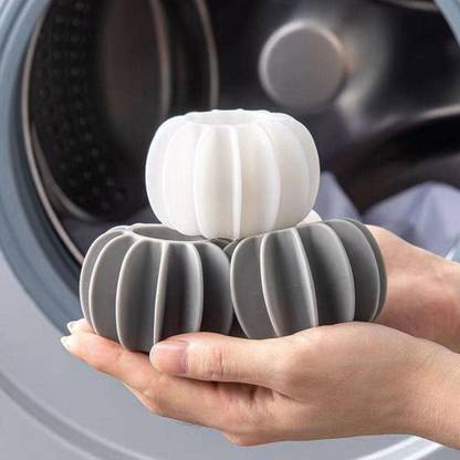 primetreads Silicone Laundry Balls for Washing Machine, Reusable Anti-Tangle Dryer Balls Regular Detergent Pod