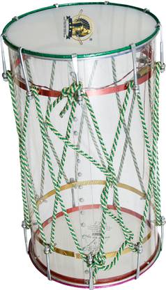 Sound Saga Special Design Transparent Bhangra Dhol Nut & Bolts Dholak