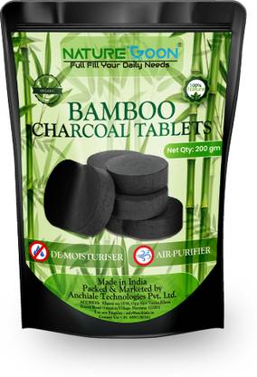 Naturegoon Organic Black Charcoal Tablets (200gm)| Incense with Dhoop