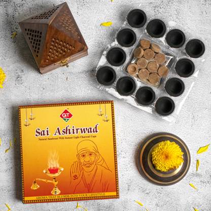 GT Group SAI ASHIRWAD Natural Sambrani Cup Dhoop