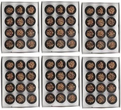 aviraj 72 Loban Pooja Cups l Puja Item l With Sambrani up Tray Combo Pack Sandal Dhoop