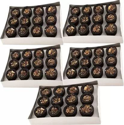Z Top 60 Cups Original Cow Dung Loban Dhoop Cups With Chandan Touch Cup Sandal Dhoop Sandal Dhoop