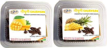 Gaudhuni Mango Pineapple Cone Fruit Dhoop