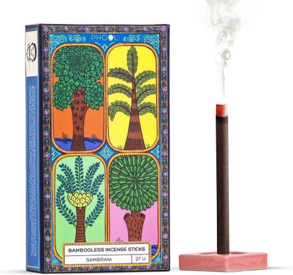 Phool Sambrani Bambooless Incense Sticks I Pack of 27 Sambrani