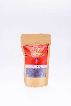 A U M Loban Dhoop 7 INCH HIGHT AND4 INCHES HIGHT WINDOW PAPER BAG Woody Dhoop