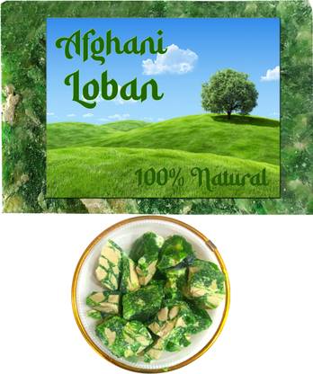 S.B.ANJALI Pure Original Afghani Green Natural Loban Dhoop 250grm Pack. Dhoop
