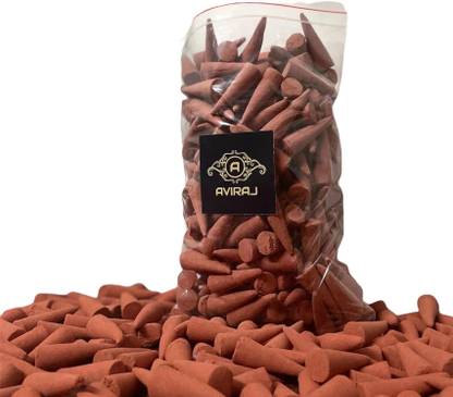 aviraj Rose Incense Dhoop Cones For pooja 500gm Pack I Gulab Fragrance Incense cone Rose Dhoop