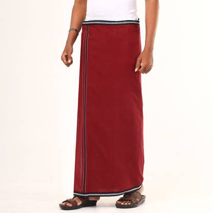 GREEN TEE men solid dhoti Solid Men Dhoti