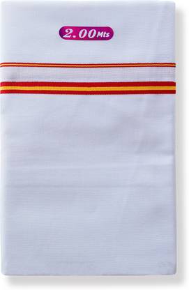 Vairavaa Tex VT TVK Cotton Katchi Dhoti 2.00 Meter Solid Men Dhoti