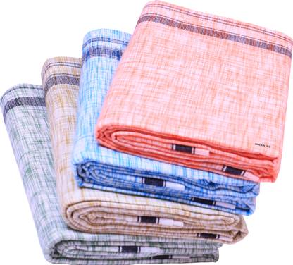 GREEN TEE men solid dhoti Solid Men Dhoti
