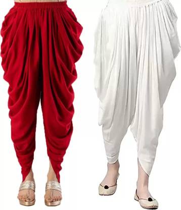 YK Creation Rayon Fabric Solid Women Dhoti Solid Women Dhoti