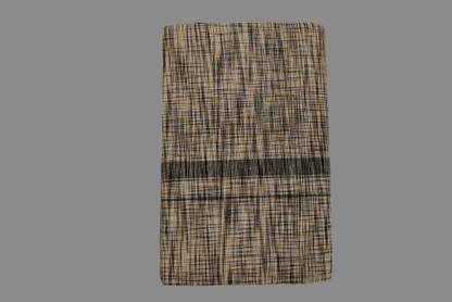 Shyam handloom Premium quality Men's Beige Khadi print Khadi cotton lungi Solid, Striped, Self Design Men Dhoti