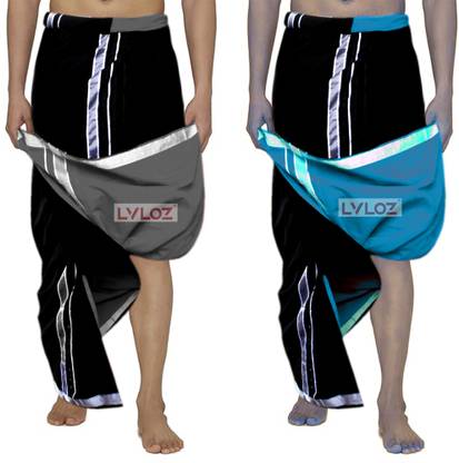 Lvloz LV-2WY-49 Solid Men Dhoti