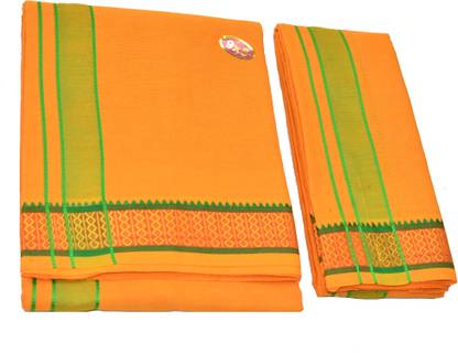 TUNI MANI Panchagajam Solid Men Dhoti