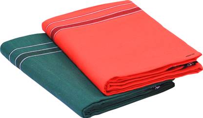 GREEN TEE men color dhoti Solid Men Dhoti