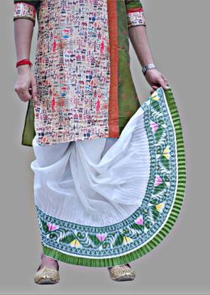 Chandra Jamdani Border Ready To wear Solid Men Dhoti
