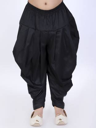 VASTRAMAY VASTRAMAY Boys' Black Dhoti Solid Boys Dhoti