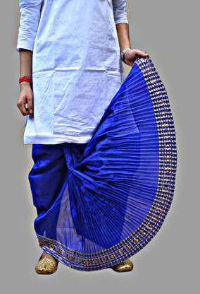 SHIVA Ready To Wear Premium Quality Pant System Mayur Puchha Self Design Men Dhoti