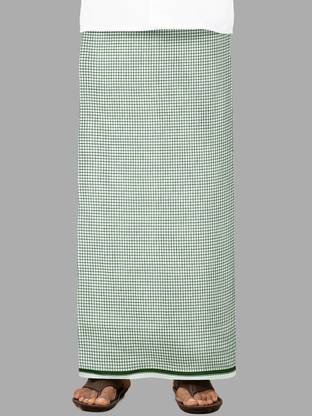 Ramraj Cotton Assorted Stitched Lungi Rainbow Checkered Men Dhoti
