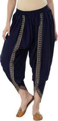 Vriaane Vriaane EMBROIDERED Women Patiala Ethnic Dhoti Self Design Women Dhoti
