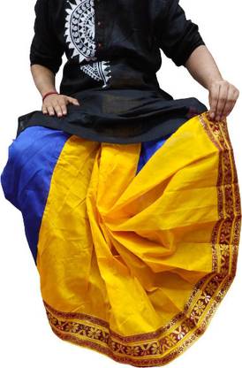 Sumit online solid Self Design Men Dhoti