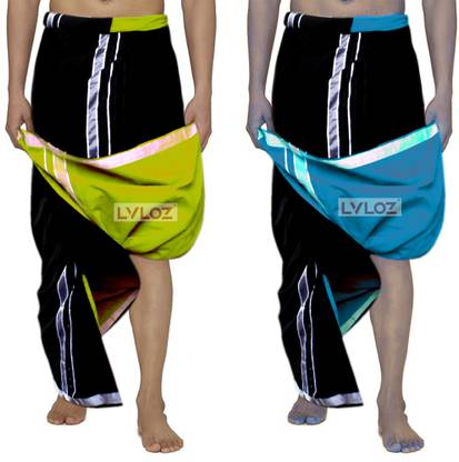 Lvloz LV-2WY-51 Solid Men Dhoti