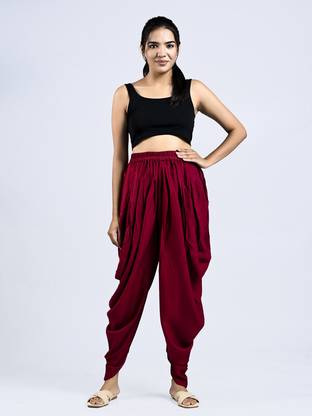 AlkaCreation Women Casual Dhoti Pant Solid Women Dhoti