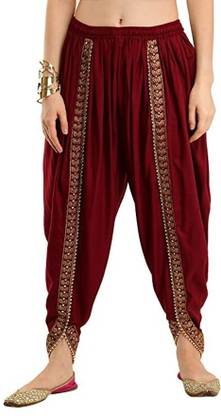 Vriaane Vriaane EMBROIDERED Women Patiala Ethnic Dhoti Self Design Women Dhoti