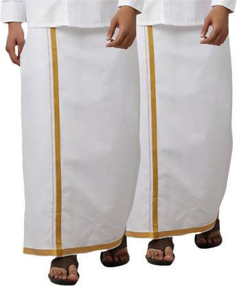 VIVEAGHAM Dhoti Solid Men Dhoti