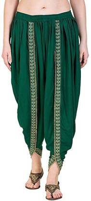 Vriaane Vriaane EMBROIDERED Women Patiala Ethnic Dhoti Self Design Women Dhoti